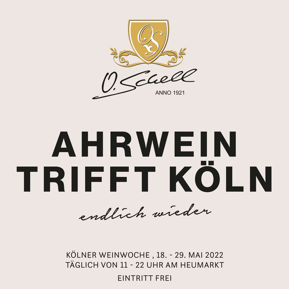 Ahrwein trifft Köln Kölner Weinwoche Heumarkt Weingut Schell Otger Oliver Schell Blanc de Noir Spätburgunder