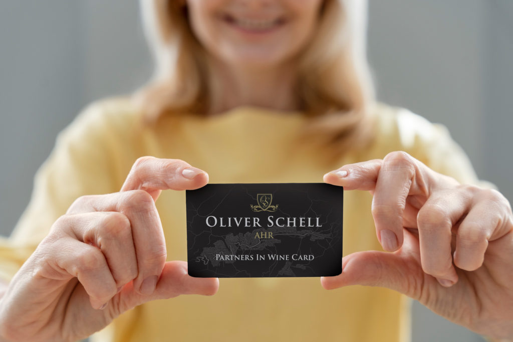 Kundekarte Partners in Wine Card Weingut oliver schell christin schell